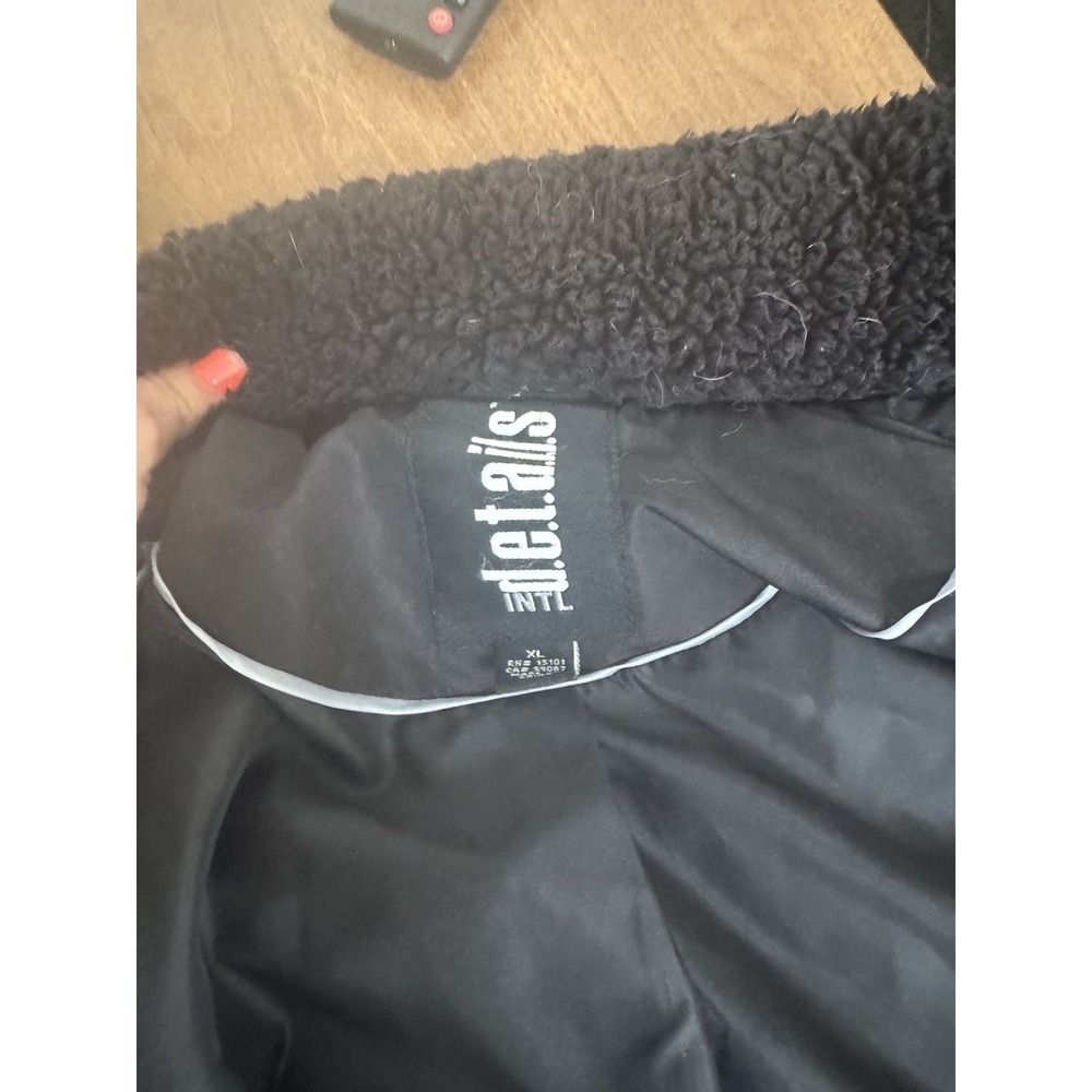 Intl Details Black Jacket Size XL - Picture 4 of 13